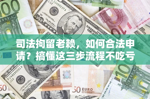 济南司法拘留老赖，如何合法申请？搞懂这三步流程不吃亏！