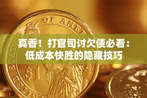 济南真香！打官司讨欠债必看：低成本快胜的隐藏技巧